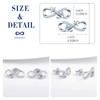 INFINIONLY Women's Earrings Studs, 925 sterling silver Jewellery Sets, Anchor