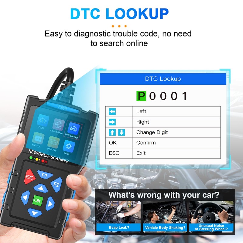 Check Engine Code Reader for Cars and Trucks, 2 in