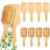 10 cepillos de bambú para el crecimiento del cabello, cepillo