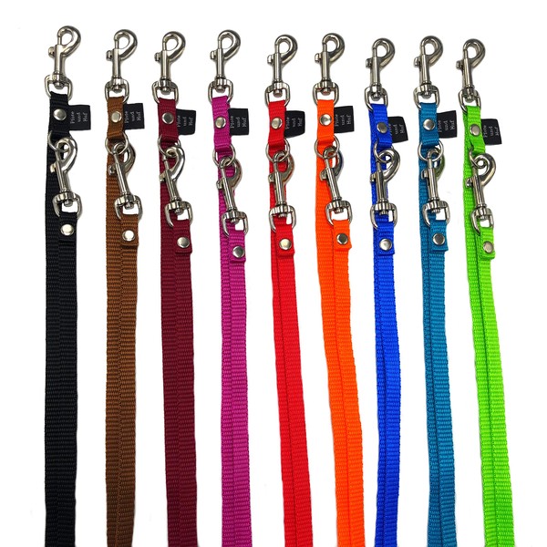 elropet Dog Lead, Small Dogs, Lightweight Mini Double Lead, 3/4/5