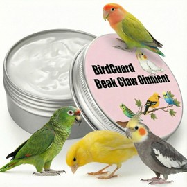 ropto Bird Beak Care Balm & Parrot Foot Moisturizer, Hydrating Oil for Dry Cracked Beak & Skin, Bird Grooming Supplies for Parakeet, Cockatiel, Conure