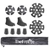 TheFitLife Rubber Tip Protector & Snow And Mud Baskets For