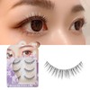 CLEAREYELASH False Eyelashes Natural 3D Matsuke Formula 3 Pairs (S02