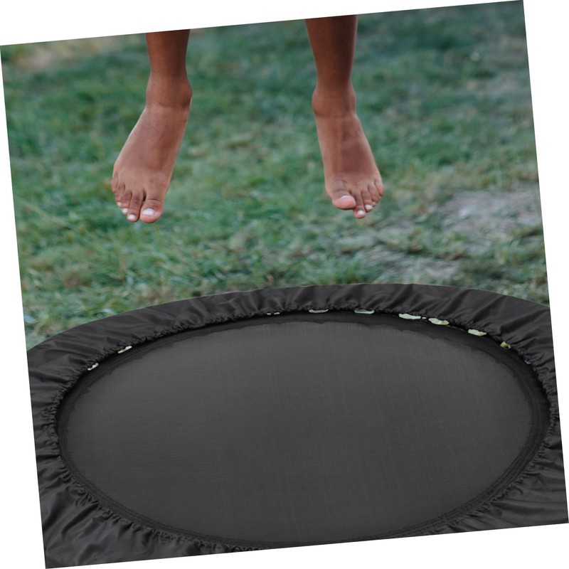 Mipcase 1Pc Trampoline Cover Replacement Black Sponge Protector for Round