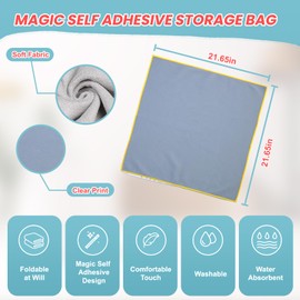 Magic Universal Storage Cloth, Self-Adhesive Makeup Bag, Portable Protective Cosmetic Pouch, Camera Lens Wrap, Stylish Travel Organizer for Beauty Essentials, Travel, Gifts & Daily Use