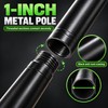 79 Inch Bird Feeder Pole, Heavy Duty 1 Inch Metal