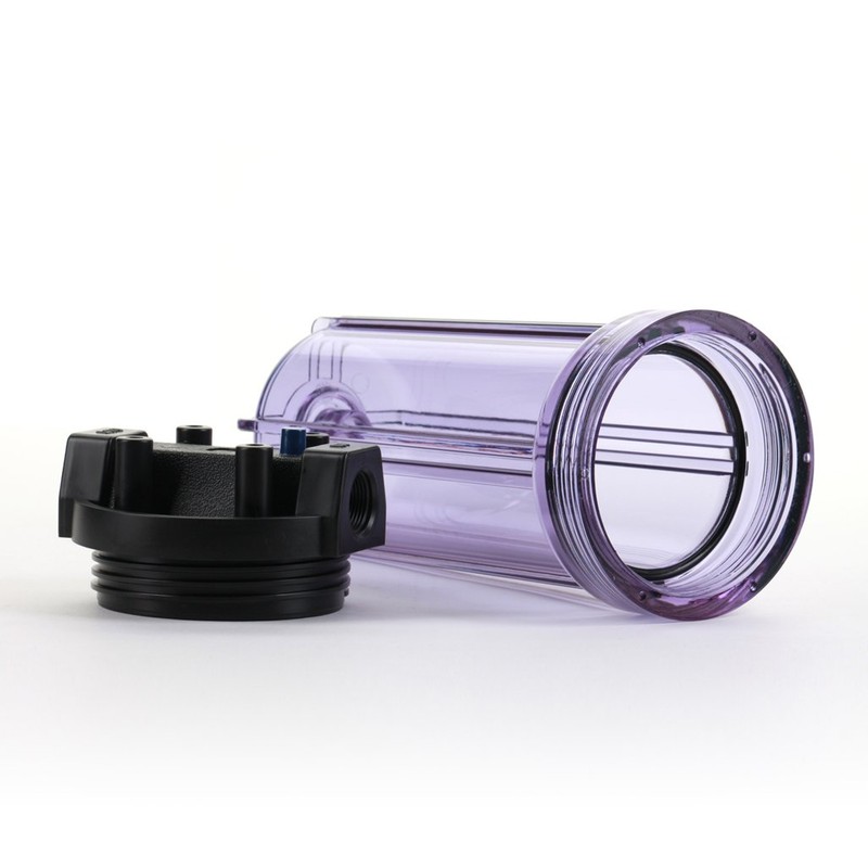 Hydronix HF5-10CLBK34PR Water Filter Housing 10" RO, Whole House, Hydroponics
