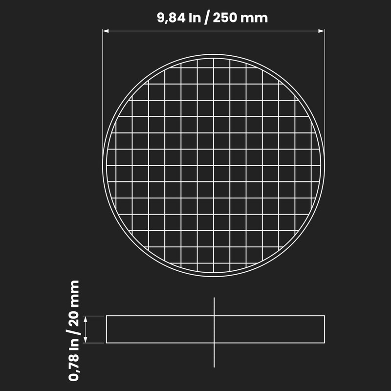 10" Inch Filter Replacement - Round Duct Filter System -