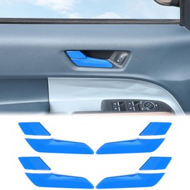 Aunginsy 8Pcs Car Inner Door Handle Switch Panel Trim Cover Compatible with Ford Maverick 2022-2025 Pickup Front Rear Door Handle Bowl Frame Panel Protector Decorative Sticker ABS Interior Accessories