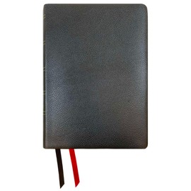 NASB Wide Margin Reference Bible, Black, Genuine Leather, 2020 text
