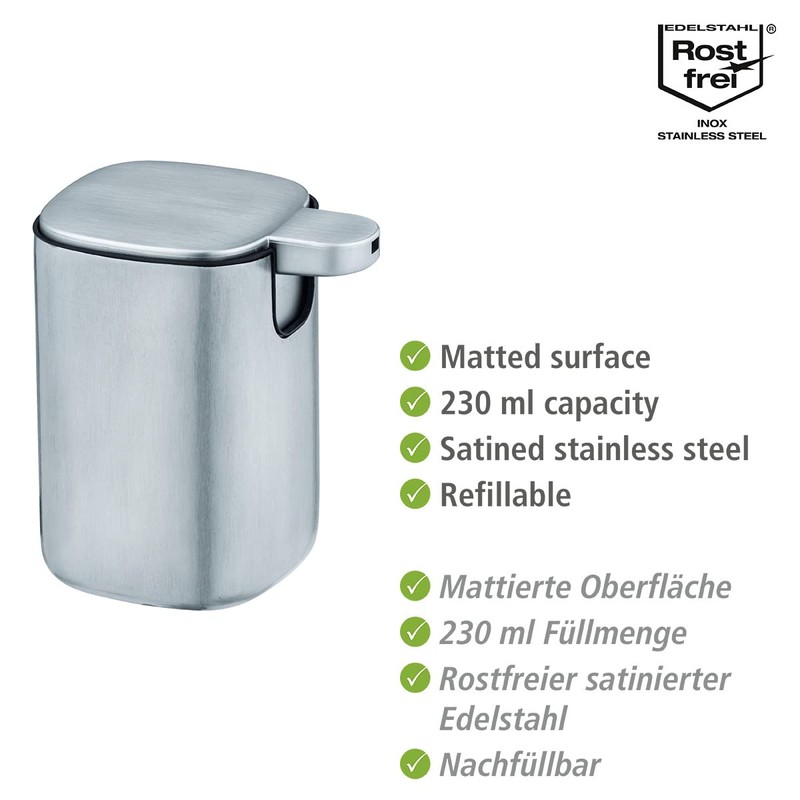 WENKO Alassio Soap Dispenser Matt