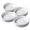 Ciieeo 4Pcs Ceramic Dipping Bowls Multi Function Spice Trays for