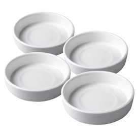 Ciieeo 4Pcs Ceramic Dipping Bowls Multi Function Spice Trays for Condiments Sauces Side Dishes for Restaurants Home Use Heat Resistant Ceramic Seasoning Plates
