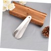 Ipetboom 2pcs Short Handled Stainless Steel Shoe Horns for Men
