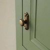 Yanxia Antique Brass Cabinet Knobs with Industrial Backplates Vintage Drawer