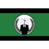 Anonymous Flag 5 x 3 FT 100% Polyester With Eyelets