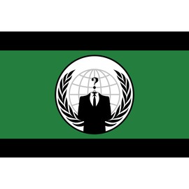 Anonymous Flag 5 x 3 FT 100% Polyester With Eyelets Banner FlagSuperstore