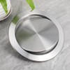 Generic Trash Can Lid: Embedded Countertop Built-in Trash Chute Round