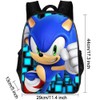 Soniic Children's Backpack, Hedgehog School Bag Kids Toddler Preschool Travel