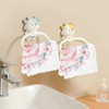 JIPONI 6 Pack Kitchen Dishcloth, Beautiful Pink Pig Flower Absorbent