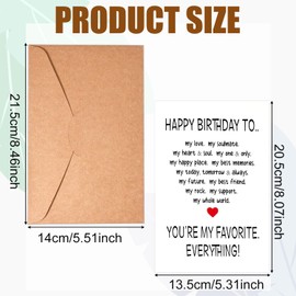 Funny Birthday Card for Men, Happy Birthday Card with Envelope Humorous Birthday Gifts for Him Boyfriend Husband Fiance (Pattern 3)
