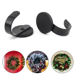2 Pack Magnetic Wreath Hanger,Wreath Holder for Wreath Decorations,Heavy Duty Magnet Hooks Hanging Supplies for Metal Door Refrigerator Christmas Wreaths