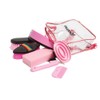 Roma Backpack Grooming Kit 7 Piece Pink