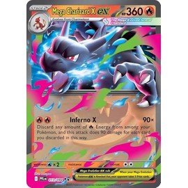 Pokemon - Mega Charizard X ex - 013/094 - ME02: Phantasmal Flames (PFL) - Double Rare - Single Card