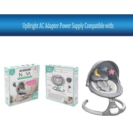UpBright 5V AC/DC Adapter Compatible with Jool Baby Products Nova JBP-NOVA-Gry Baby Swing KA0601A-0501000USS DC5V 1000mA 5.0V 1.0A 5VDC 1A Class 2 Switching Power Supply Battery Charger