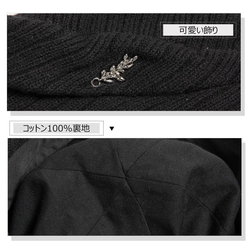 Siggi Women's Knit Hat, Cap, Cap, Adjustable Size, Cotton, With