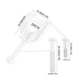 Motorcycle 7/8" Universal Motorcycle Handlebar Riser Mount Clamp 22mm Handlebar Clamp For Dirt Pit Bike ATV UTV EXC SX CRF YZF DRZ