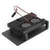 Aluminum Case with Dual Fan Cooling Shell for Raspberry Pi