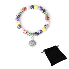 Yeesabella Chakra Bracelet for Anxiety Relief,Spiritual Crystal Healing