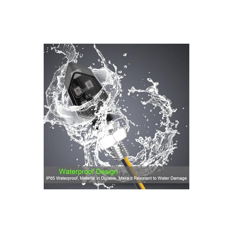 Motorcycle Indicator, 12 V E24 M8 Mini LED Indicator Motorcycle,