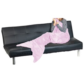 Wilson Gabor Mermaid Sleeping Bag: Soft Mermaid Blanket with Fin for Children, 140 x 60 cm, Pink (Mermaid Sleeping Bag Children, Sleeping Bag Blanket, Gift Ideas)