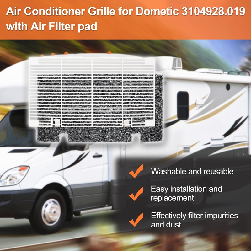 RV A/C Ducted Air Grille Duo-Therm Air Conditioner Grille Replacement