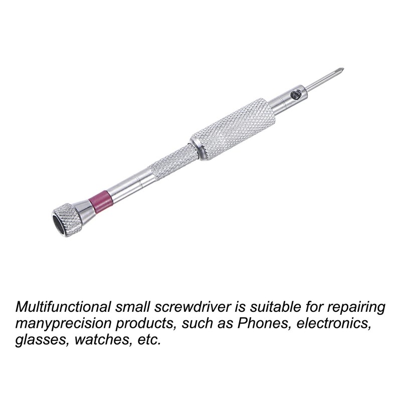 uxcell Micro Precision Screwdriver, 1.6mm Phillips Head for Watch Eyeglasses