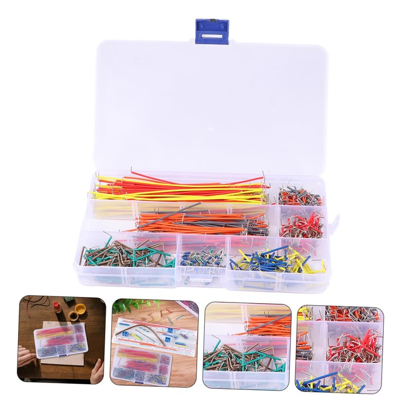 Operitacx 540pcs Jumper Wires Kit for Breadboard Preformed Jumper Wire