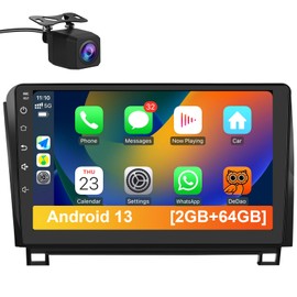 EagleNav Car Stereo Android 13 for Toyota Tundra 2007-2013 Sequoia 2008-2018 10.1 Inch Touch Screen 2+64GB Car Radio Wireless CarPlay GPS Navigation WiFi BT Mirror Link Steering Wheel Control