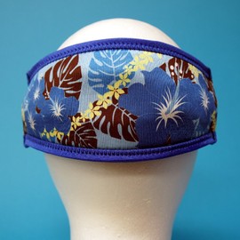 seacanary (si-kyanari-) For Snorkeling Diving masukusutorappukaba- Hawaiian Hibiscus Blue