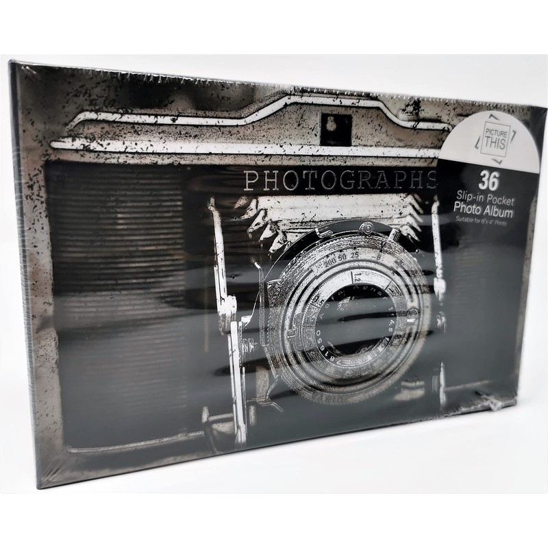 Photo Album - Holds 36 Photos - Size: 6"x4" -