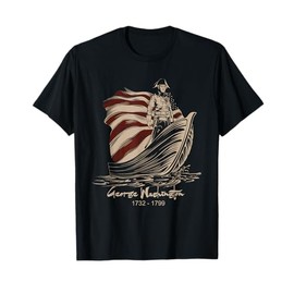 Vintage George Washington Patriotic Gift Costume T-Shirt