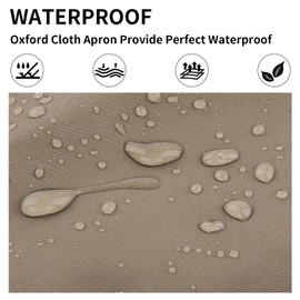 Discoball Oxford Cloth Garden Apron Thickening Garden Tools Belt Multifunction Waterproof Wear-Resistant for Women Men