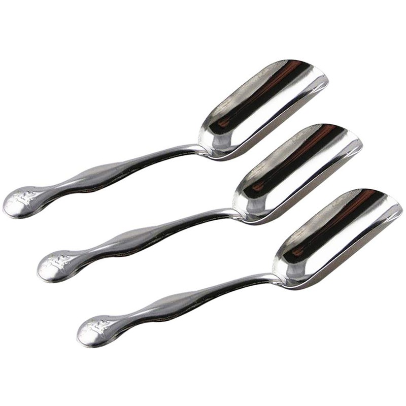 Goeielewe 10 Pcs Mini Candy Scoops Stainless Steel Tea Coffee