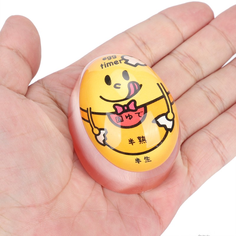 2Pcs Eggtimer Color Changing Resin Kitchen Timer for SoftBoiled Boiled