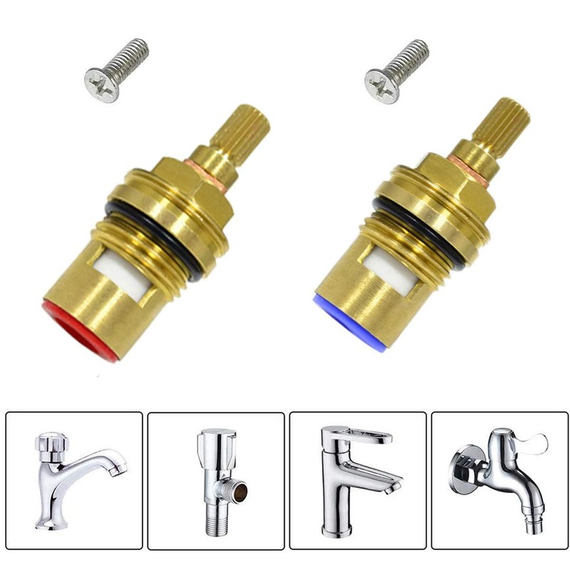 Huashan Replacement Brass Ceramic Disc Stem Cartridge Faucet Valve Quarter