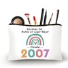 18th Birthday Gift Cute Small Makeup Bag Large Capacity Rainbow