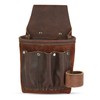 Heavy Duty Tool Pouch - All Leather - Reinforced Seams