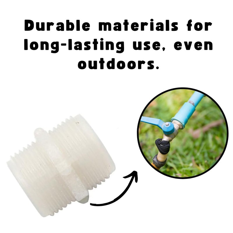 Invero® Hose Connector - Size: 3/4" X 3/4" Threaded