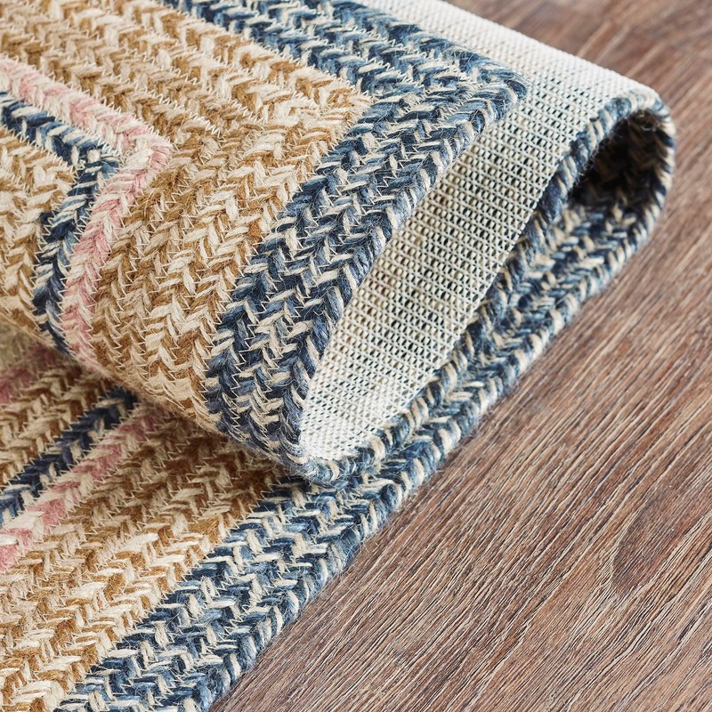VHC Brands Kaila Jute Rug Rect w/Pad 27x48